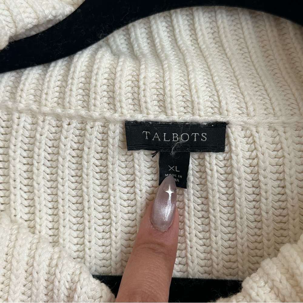 Talbots Cream Sweater - Picture 2 of 3